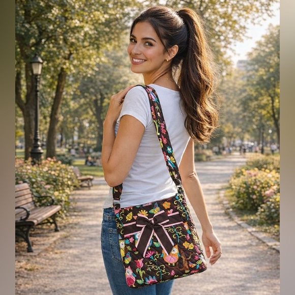 Private Label Handbags - Cottagecore Whimsical Floral Bag - NWOT